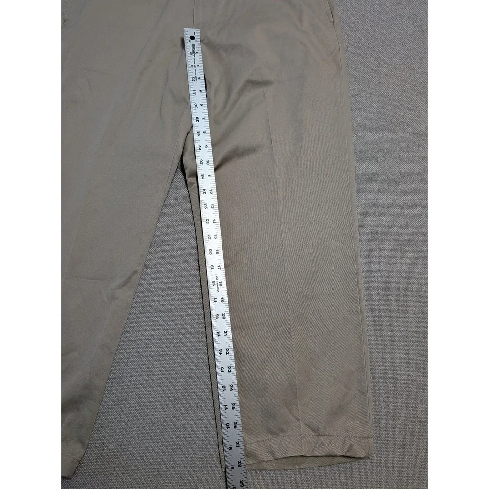 Brooks Brothers Pants Men's 35x30 Khaki Advantage Hudson Chino Flat Front Cotton